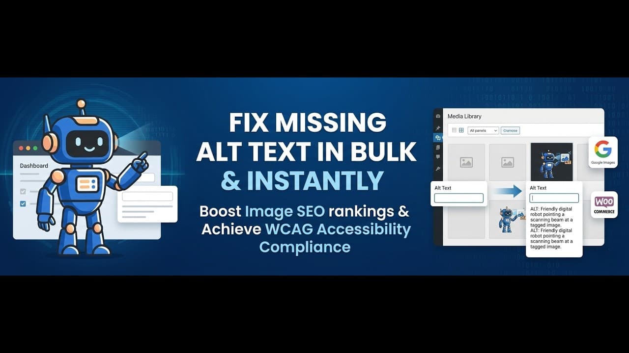 OpptiAI generating bulk alt text for WordPress and WooCommerce product images