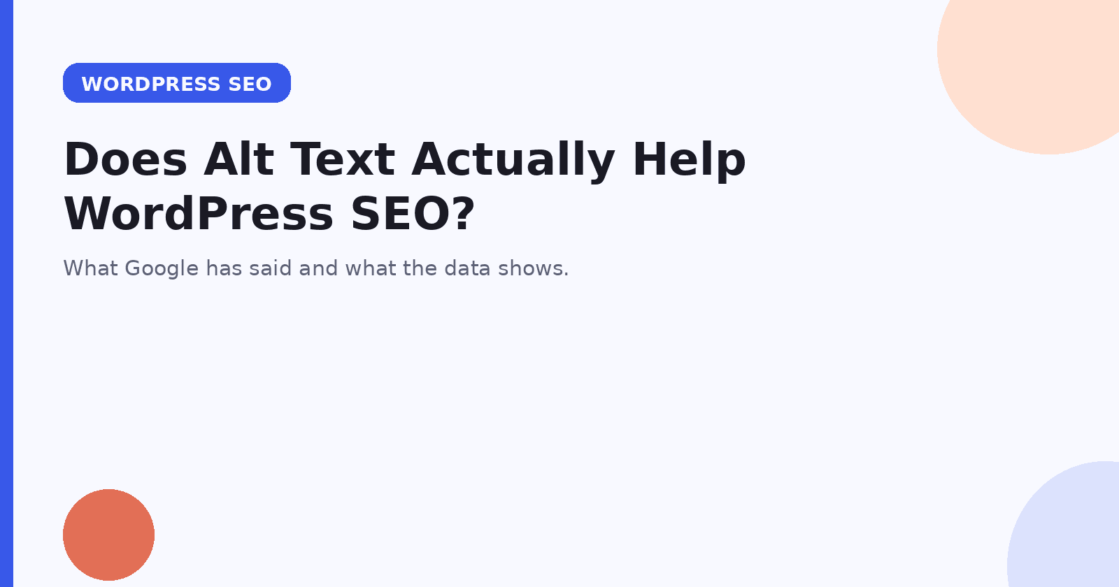 Does Alt Text Actually Help WordPress SEO?