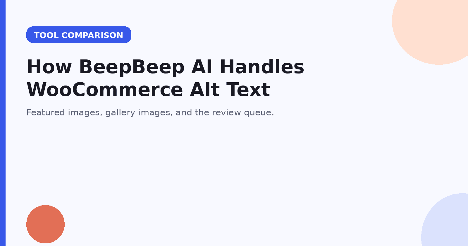 How OpptiAI Alt Text Handles WooCommerce Alt Text: A Complete Walkthrough