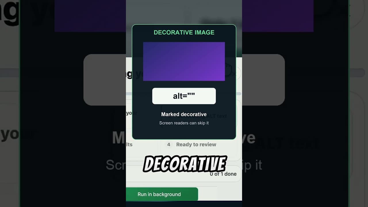 Deciding which WordPress images need alt text and which don't
