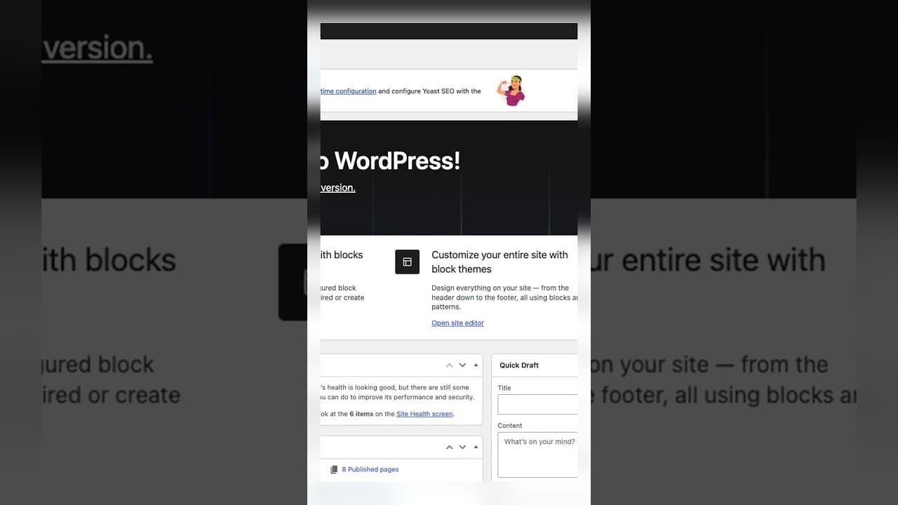 A WordPress dashboard widget showing a small count of recently uploaded images still missing alt text
