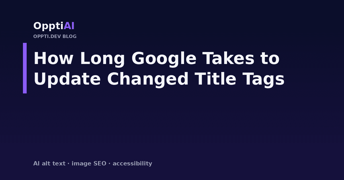 A Google search result showing an old page title next to a WordPress editor showing the title has already been changed